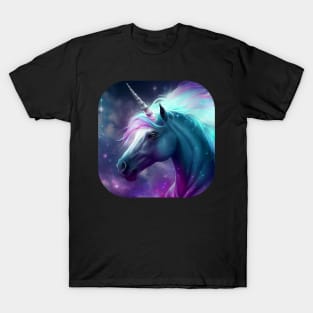 Glowing Astral Spirit Unicorn T-Shirt